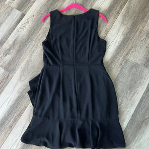 Classic Little Black Dress | Everly Ruffle Sleeveless Dress Size Medium